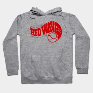 Defunct Riverside Red Wave Baseball 1990 Hoodie